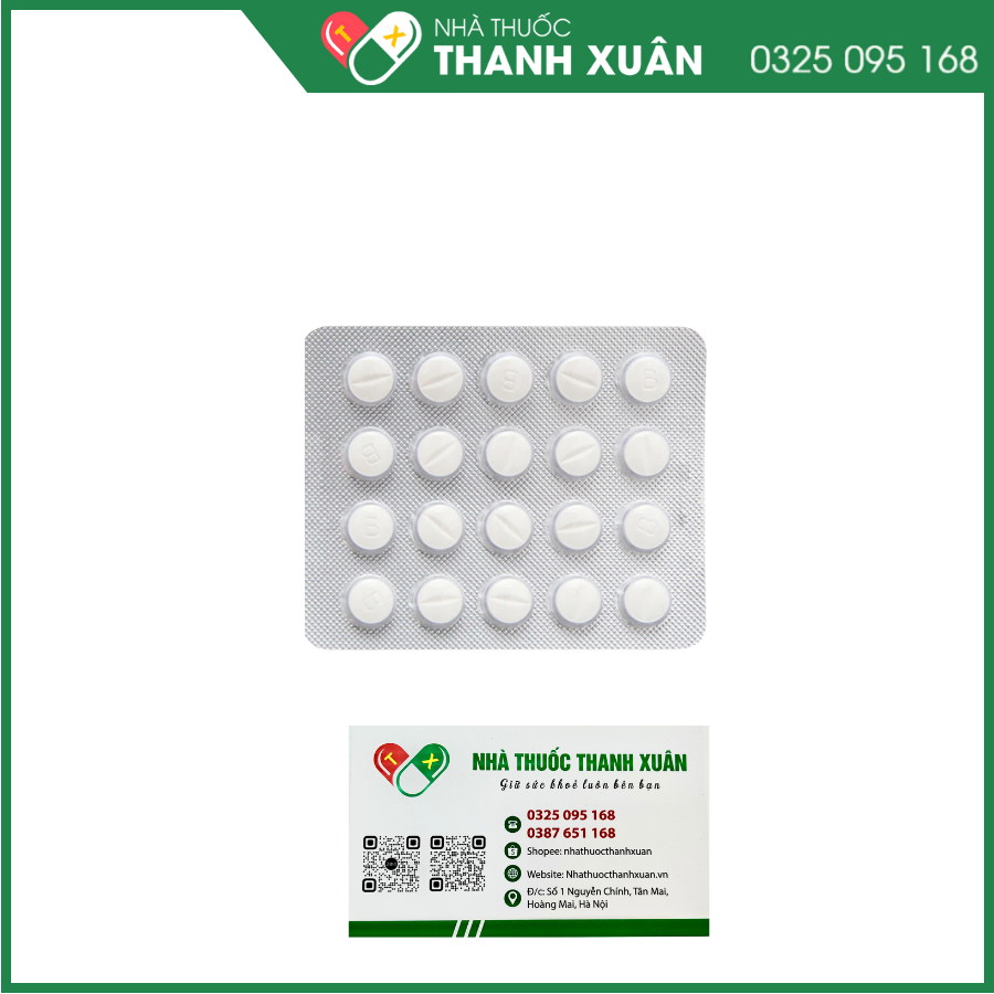 Biresort 10 trị đau thắt ngực, suy tim